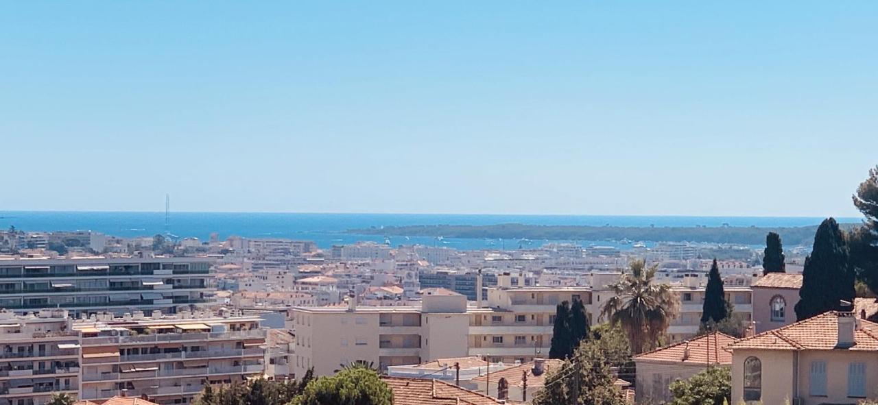 Appartement calme vue mer 5 min de cannes Le Cannet Extérieur photo